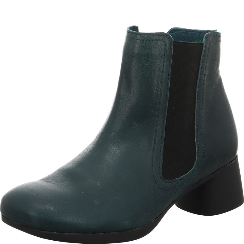 Think NANI Woman Ankle boot - Material: Leather in Blue