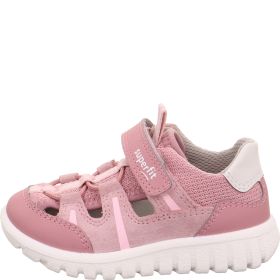 Superfit SPORT7 MINI Sneaker low - Material: Leder/Sonstiges Material/Textil in Rosa