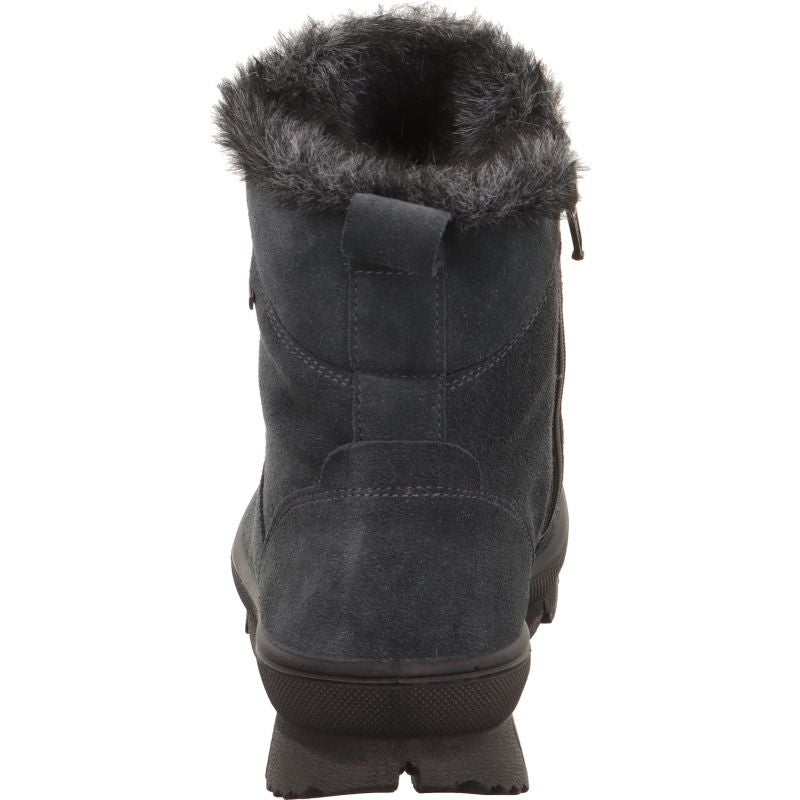 Legero NOVARA Damen Schnürboots - Material: Leder in Grau