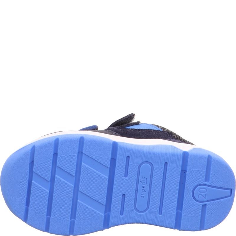 Superfit COOPER Jungen Sneaker low - Material: Leder/Sonstiges Material/Textil in Blau