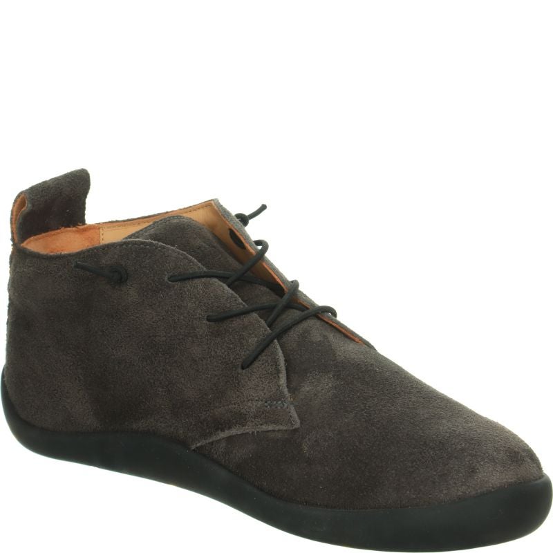 Think HAPPAT Sneakers high - Material: Leather in Grey