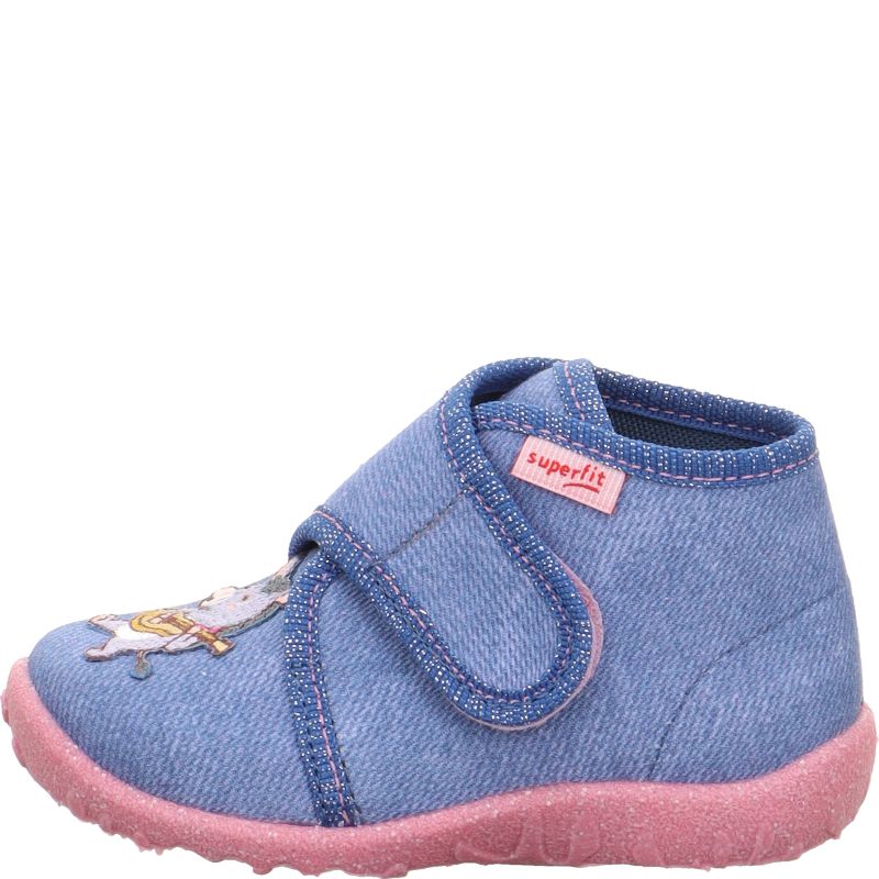 Superfit SPOTTY Girls Slipper - Material: Textile in Blue