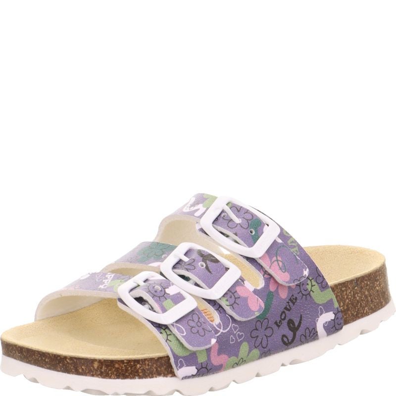 Superfit FUSSBETTPANTOFFEL Girls Slipper - Material: Sonstiges Material in Purple