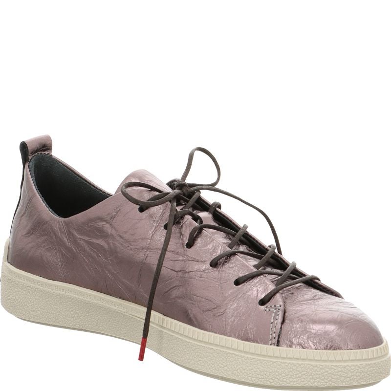 Think TURNA WOMEN Woman Sneakers low - Material: Leather in Grey