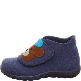 Superfit HAPPY Jungen Hausschuh - Material: Textil in Blau