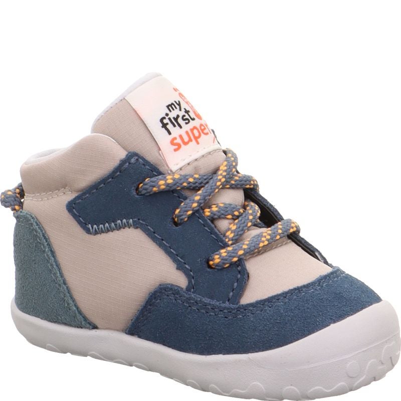 Superfit FLUMMI Boys Sneakers high - Material: Leather/Textil in Blue