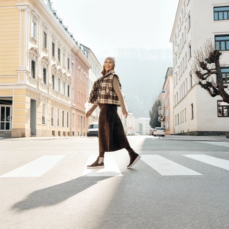 legero REJOISE Damen Schnürboots - Material: Leder in Braun