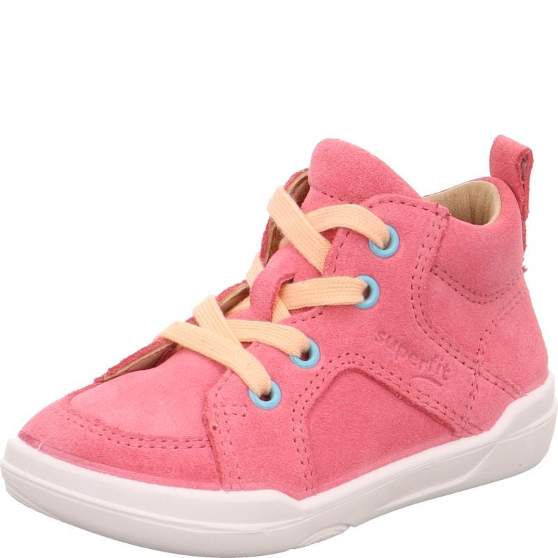Superfit SUPERFREE Mädchen Sneaker high - Material: Leder in Rosa