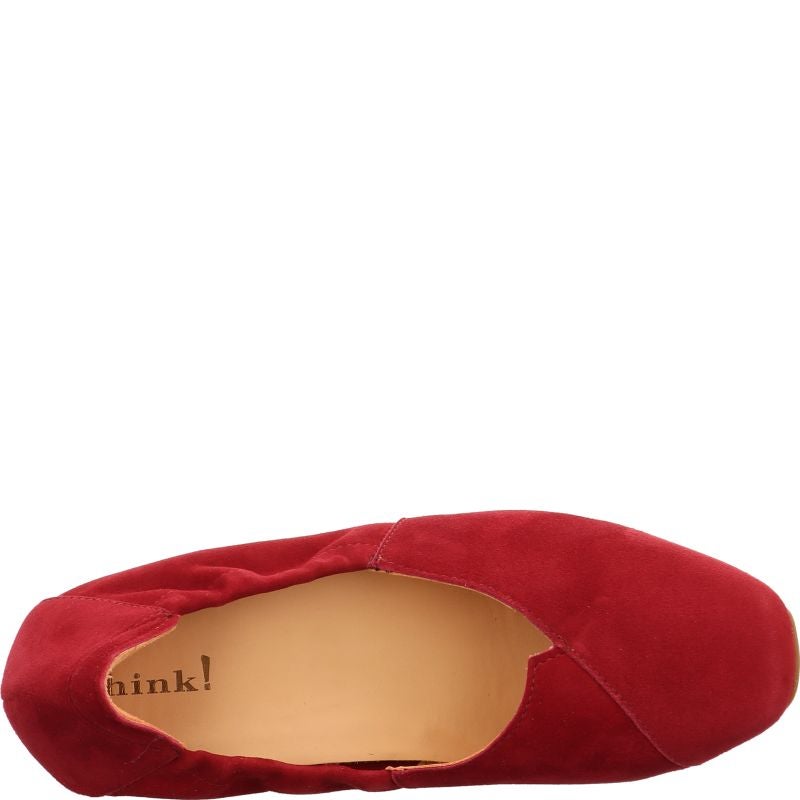 Think GAUDI Ballerina - Material: Leather in Red