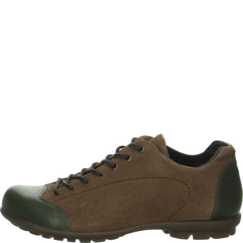Think KONG HERREN Lace up shoe - Material: Leather in Brown