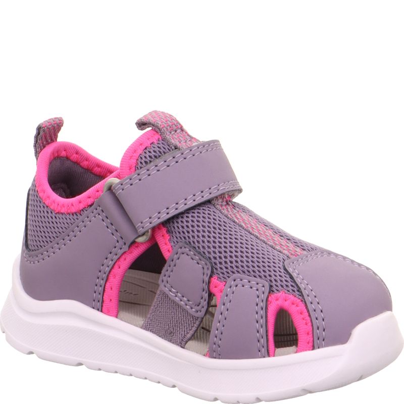 Superfit WAVE Girls Sandal - Material: Textil/Sonstiges Material in Purple