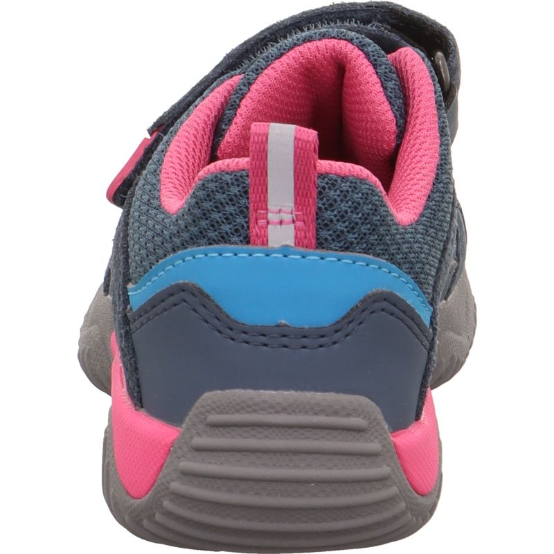 Superfit STORM Girls Sneakers low - Material: Leder/Sonstiges Material/Texti in Blue