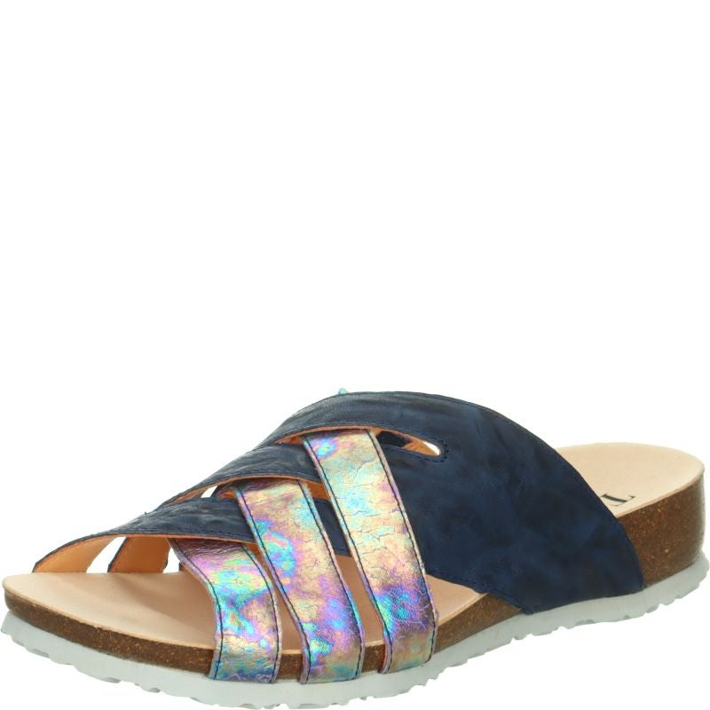 Think JULIA DAMEN Woman  - Material: Leather in Multi Colour