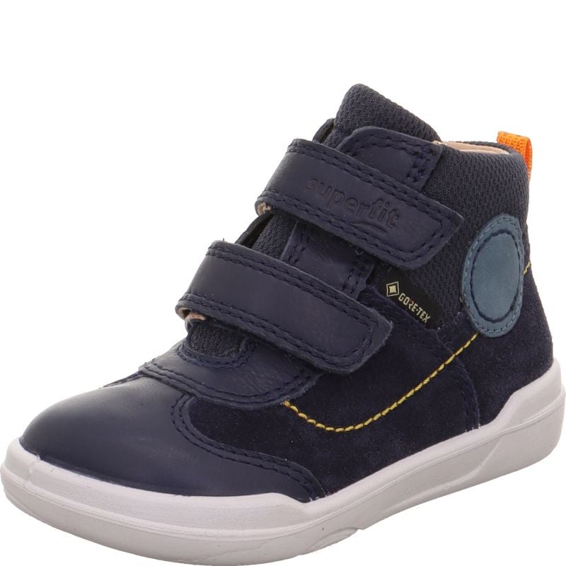 Superfit SUPERFREE Unisex, Boys Sneakers high - Material: Leather/Textil in Blue
