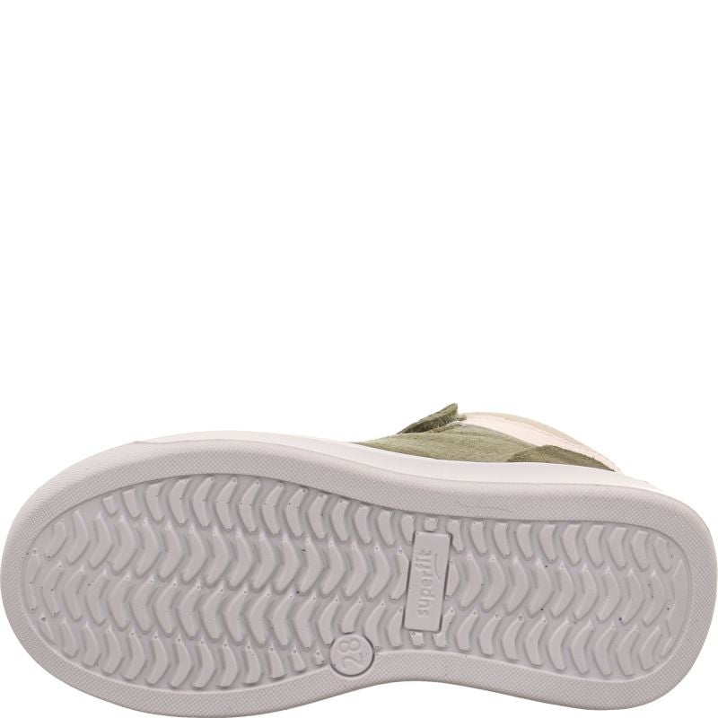 Superfit COSMO Boys Sneakers high - Material: Leather/Textil in Green