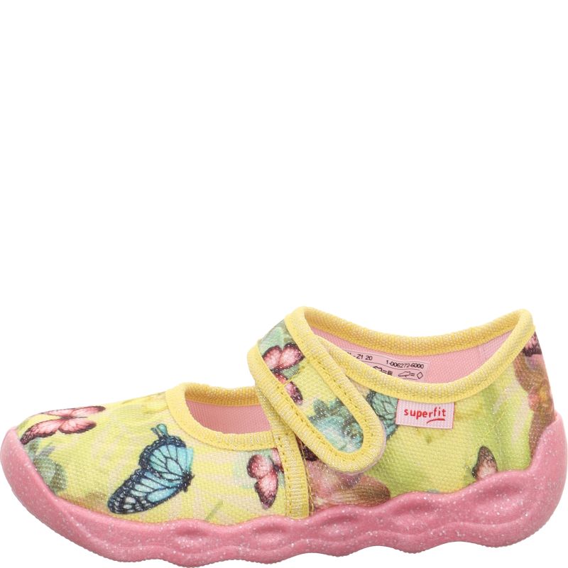 Superfit BUBBLE Slipper - Material: Textile in Yellow