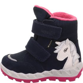 Superfit ICEBIRD Girls Boot - Material: Leather/Textil in Blue