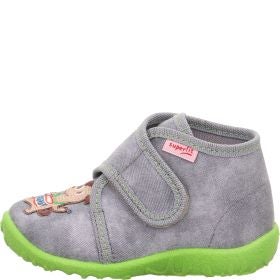 Superfit SPOTTY Boys Slipper - Material: Textile in Grey