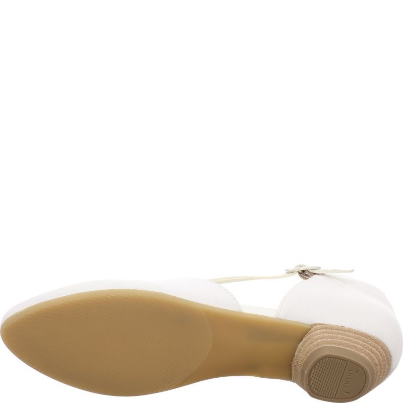 Think GRACE Woman Pumps - Material: Leather in White