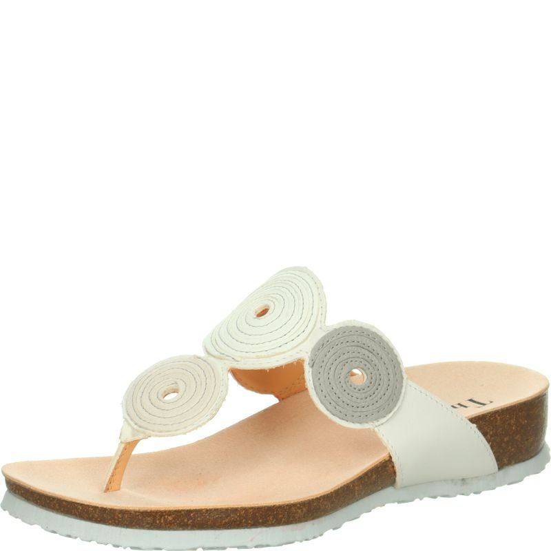 Think JULIA DAMEN Woman Mules - Material: Leather in White