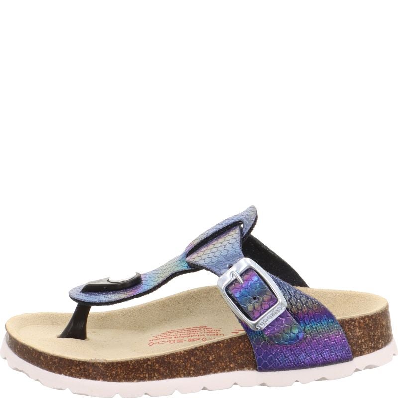 Superfit FUSSBETTPANTOFFEL Girls Slipper - Material: Sonstiges Material in Blue