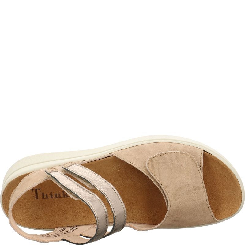 Think MEGGIE Woman  - Material: Leather in Beige