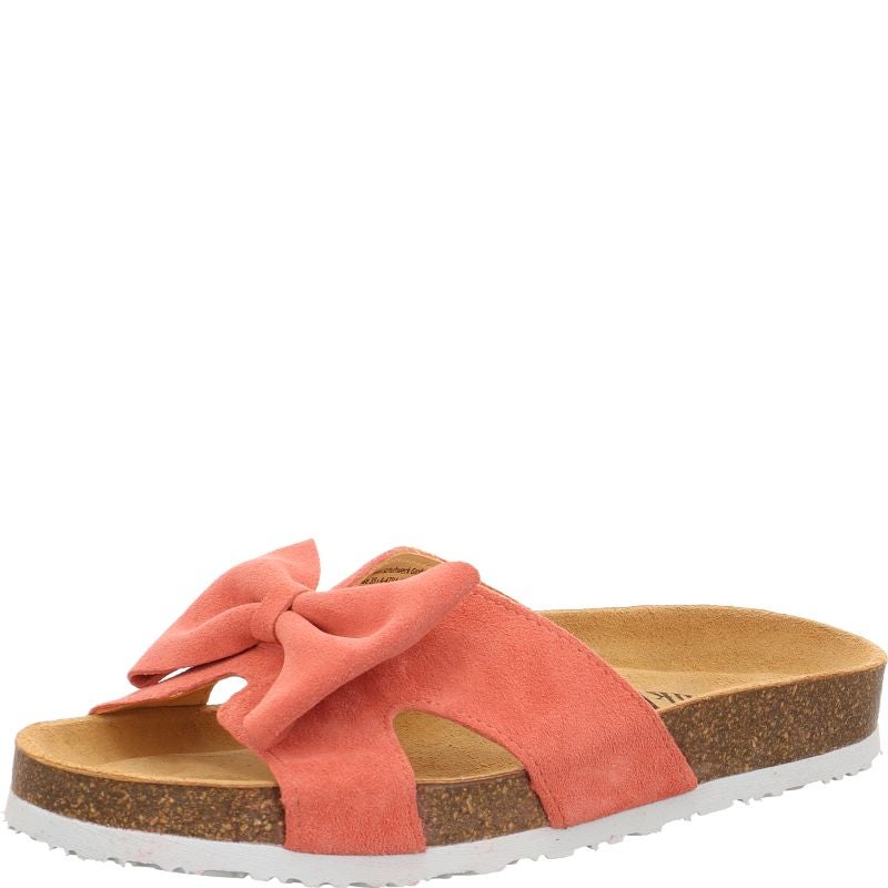 Think! CRISSI Damen Pantolette - Material: Leder in Rosa