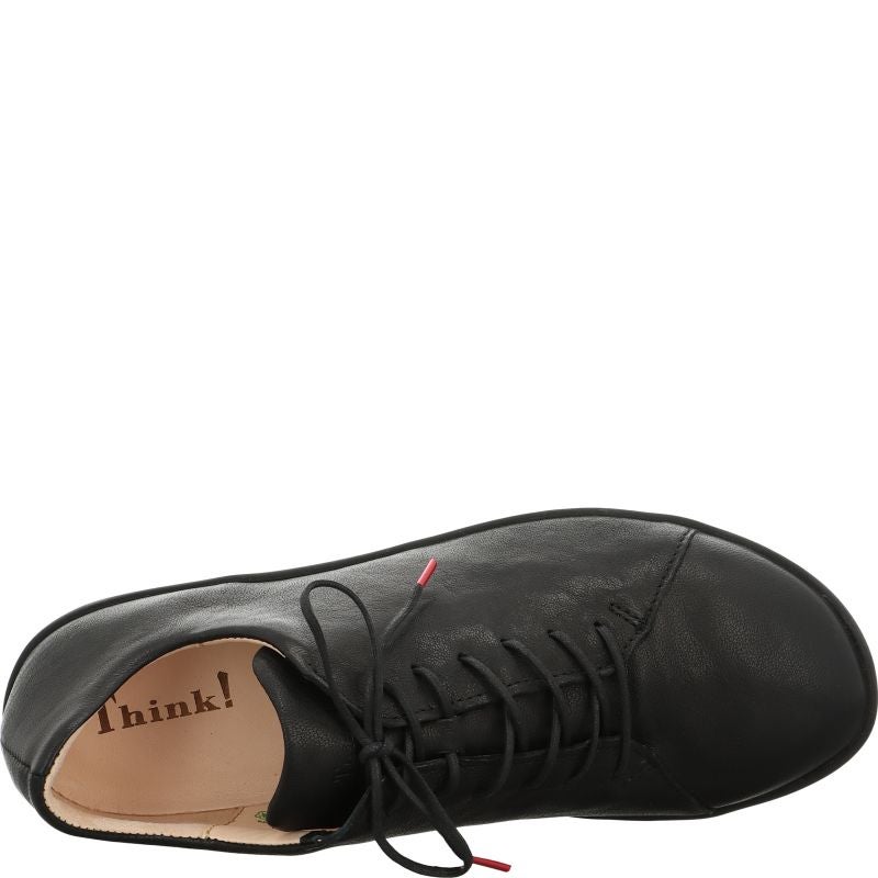 Think NATURE Woman Sneakers low - Material: Leather in Black