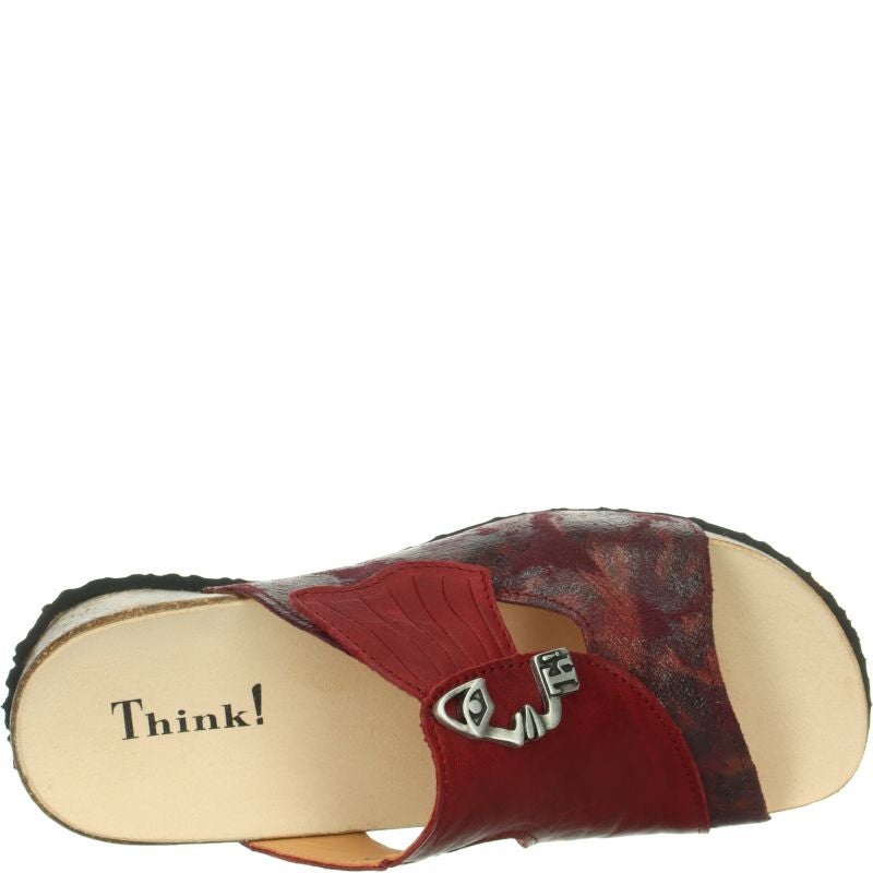 Think! MIZZI DAMEN Woman Mules - Material: Leather in Multicolored