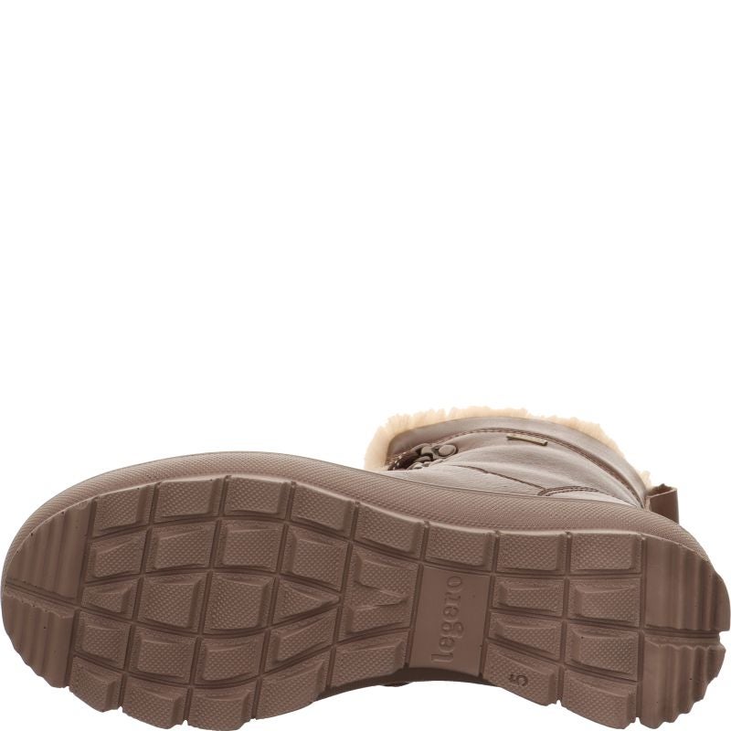 Legero NOVARA Damen Schnürboots - Material: Leder in Braun