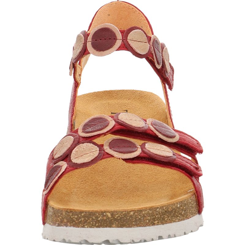 Think! KOAK Damen Riemchensandale - Material: Leder in Rot