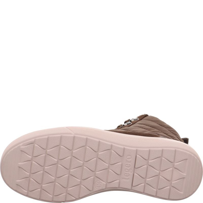 legero MILENA Damen Sneaker high - Material: Leder/Textil in Braun