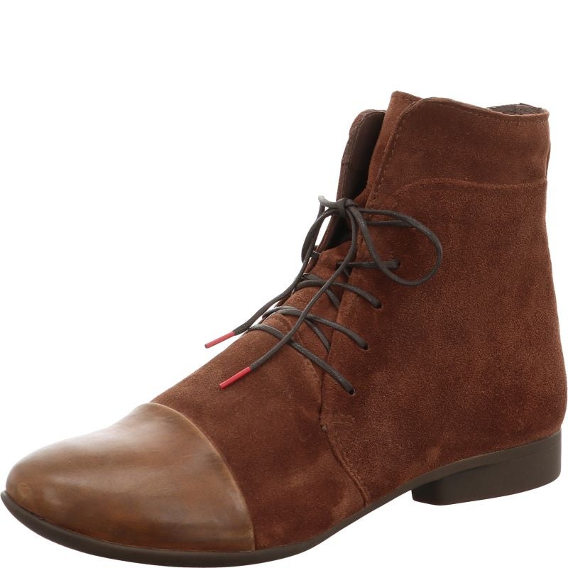 Think! GUAD2 Damen Stiefelette - Material: Leder in Braun
