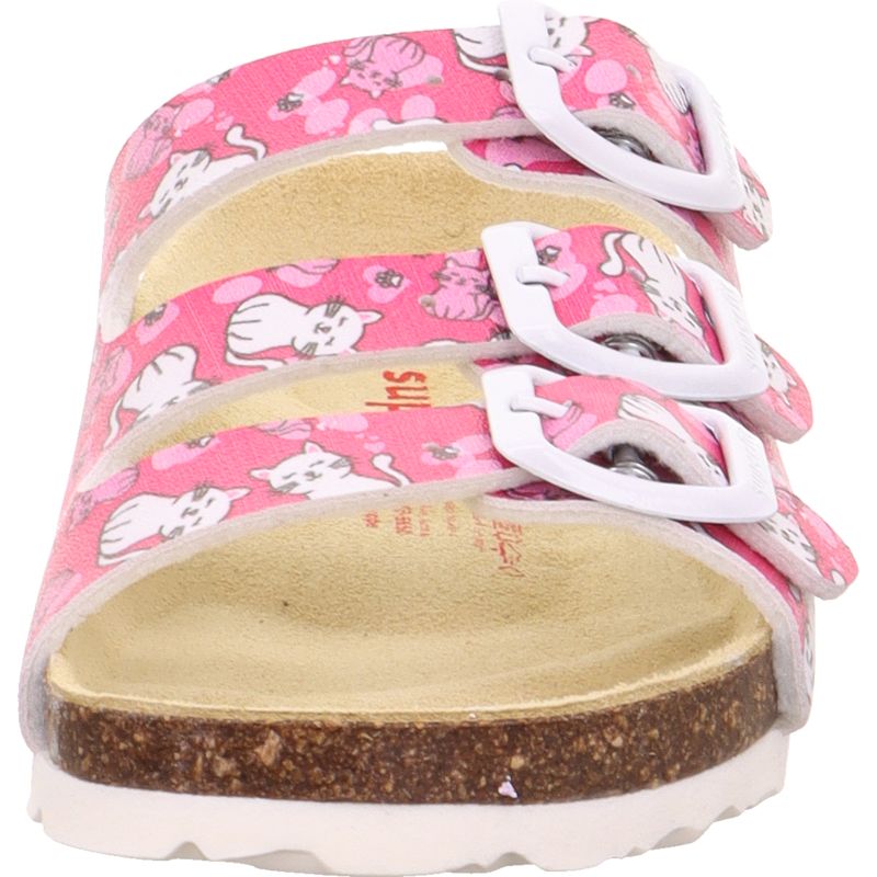 Superfit FUSSBETTPANTOFFEL Girls Slipper - Material: Sonstiges Material in Pink