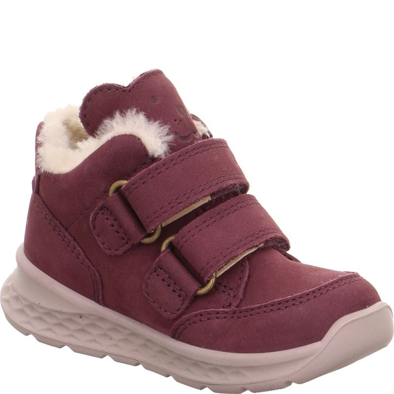 Superfit BREEZE Sneaker high - Material: Leder in Rot