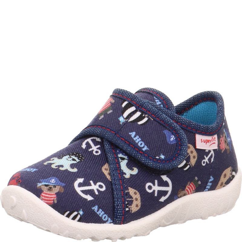 Superfit SPOTTY Slipper - Material: Textile in Blue