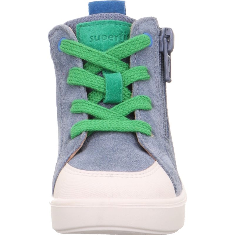 Superfit SUPIES Jungen Sneaker high - Material: Leder/Textil in Blau