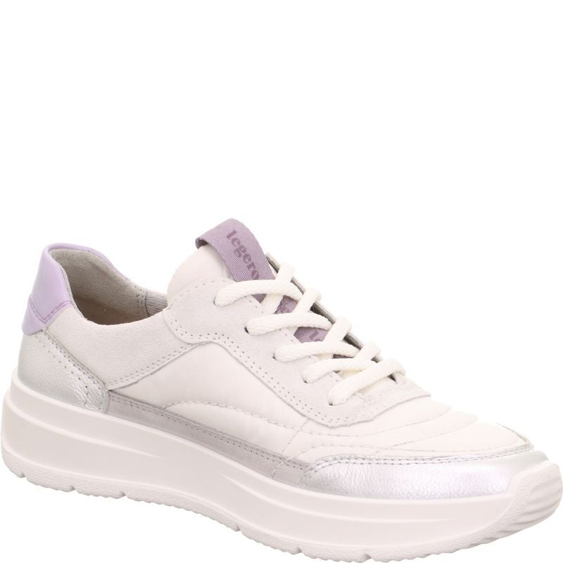 legero SPRINTER Damen Sneaker low - Material: Leder/Textil in Weiß