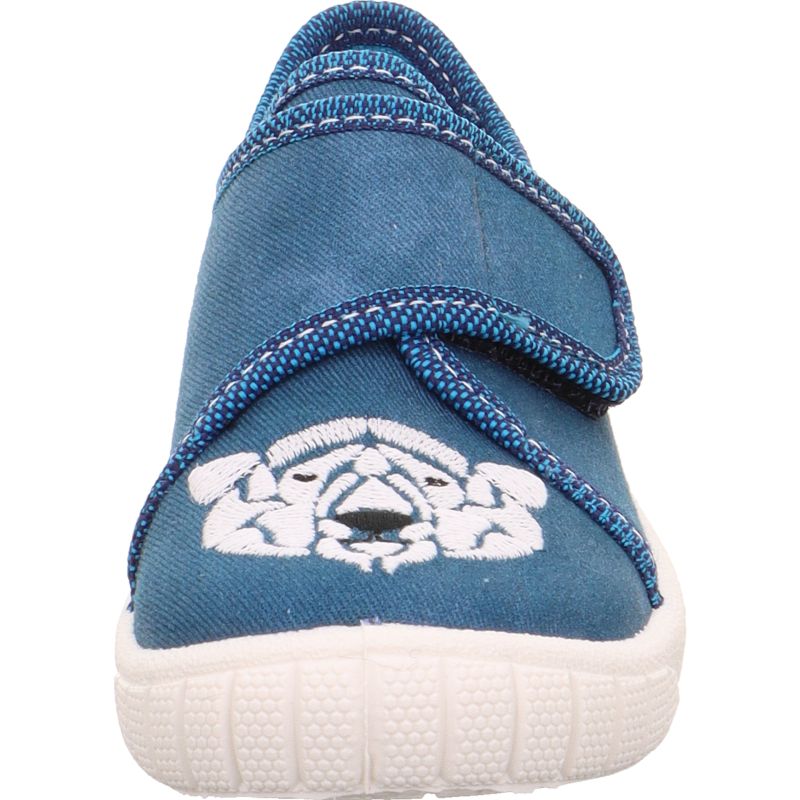 Superfit BILL Jungen Hausschuh - Material: Textil in Blau
