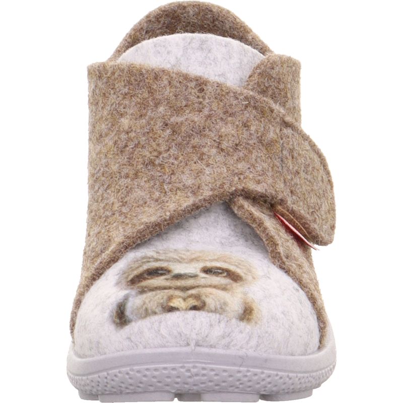 Superfit HAPPY OCTI Unisex | Boys Slipper - Material: Textile in Beige