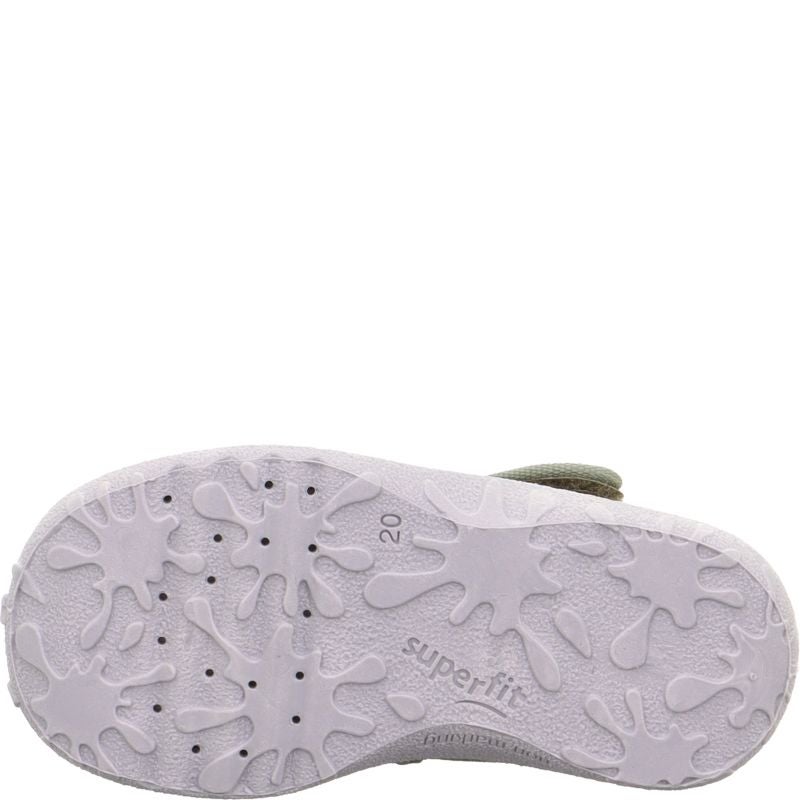 Superfit SPOTTY Boys Slipper - Material: Textile in Green