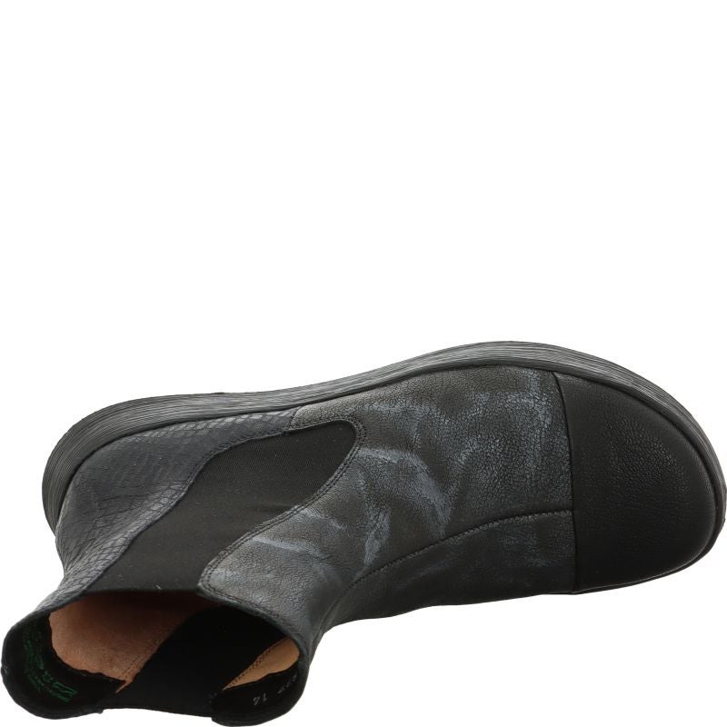 Think COMODA Woman Cheslea boot - Material: Leather in Black