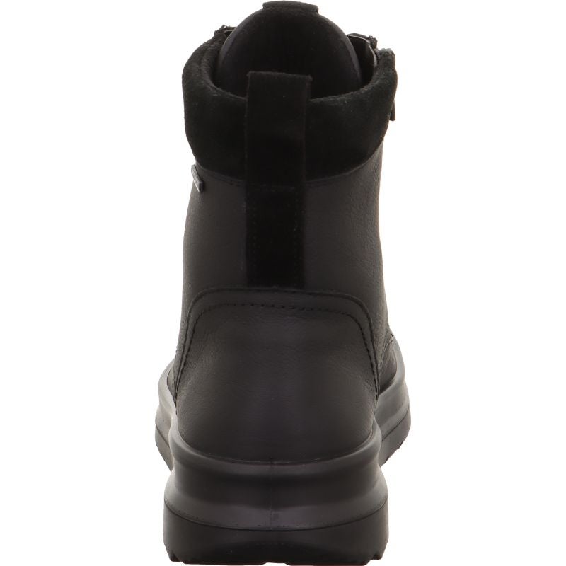 legero DREAMER Damen Schnürboots - Material: Leder in Schwarz