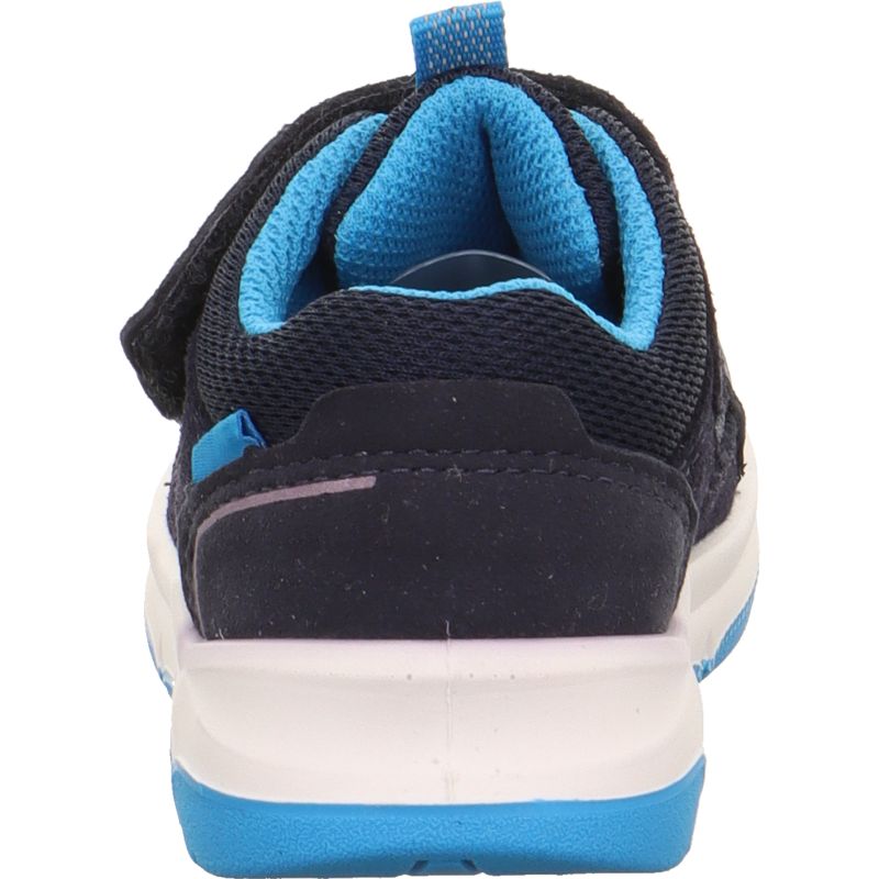 Superfit COOPER Unisex, Boys Sneakers low - Material: Leder/Sonstiges Material/Texti in Blue