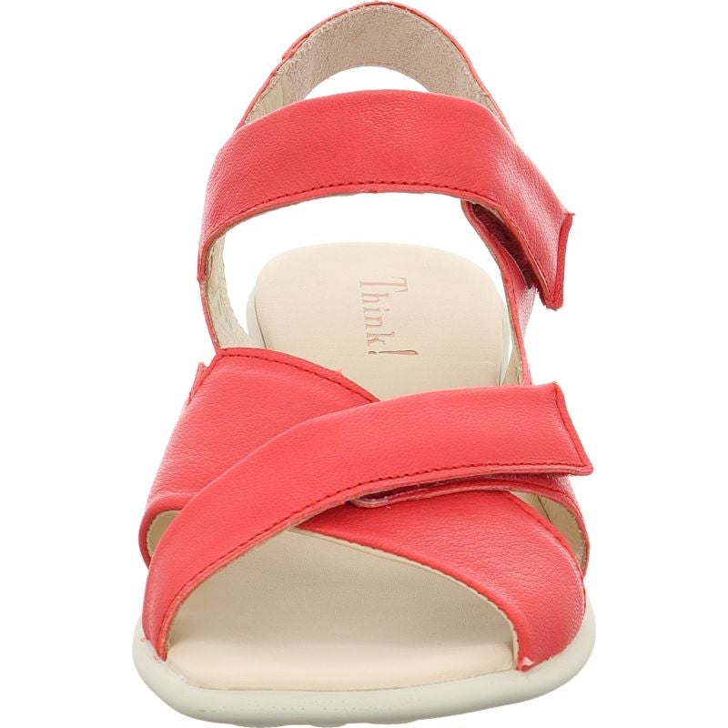 Think! VIVI Damen Sandalette - Material: Leder in Rot