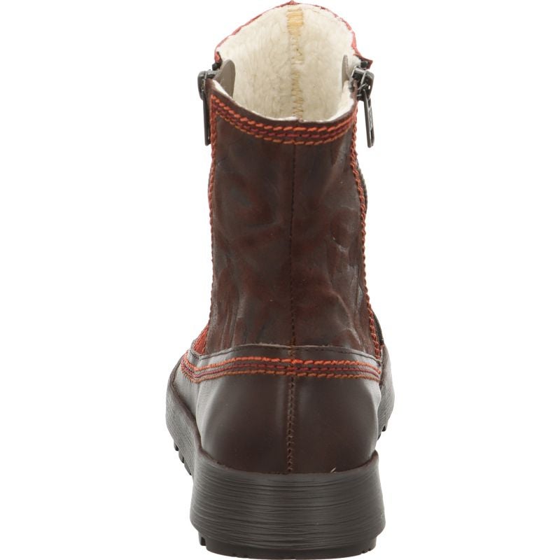 Think! COMODA Damen Stiefelette - Material: Leder in Rot