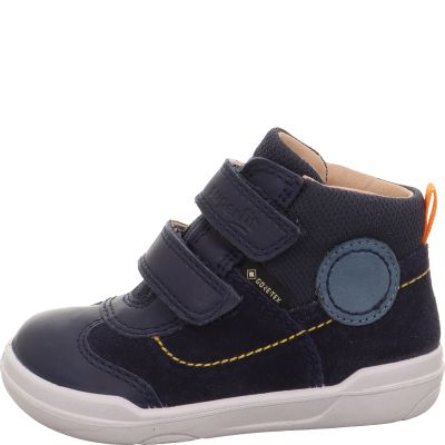 Superfit SUPERFREE Jungen Sneaker high - Material: Leder/Textil in Blau