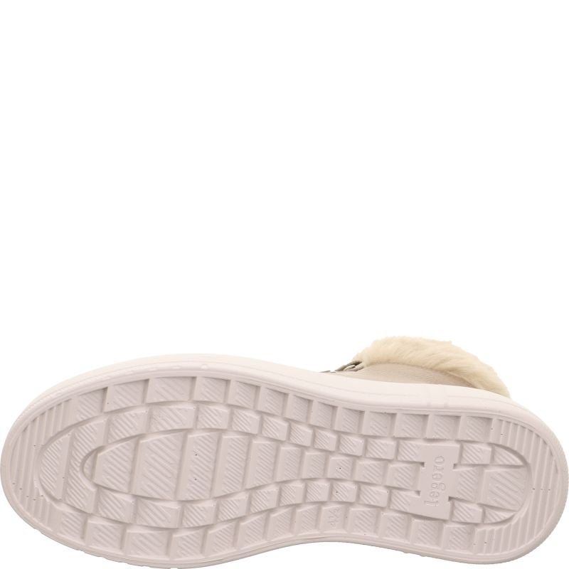 Legero WONDER Damen Schnürboots - Material: Leder/Textil in Beige