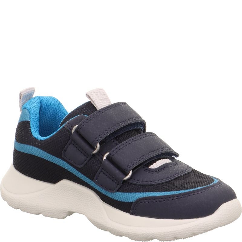 Superfit RUSH Jungen Sneaker low - Material: Textil/Sonstiges Material in Blau