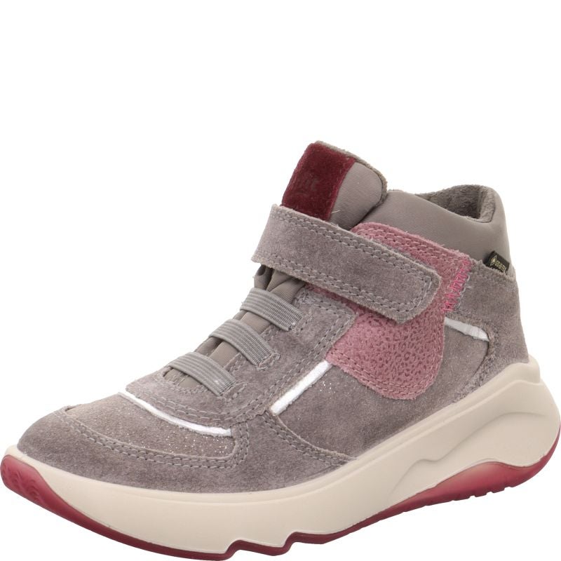 Superfit MELODY Girls Sneakers high - Material: Leder/Sonstiges Material/Texti in Grey